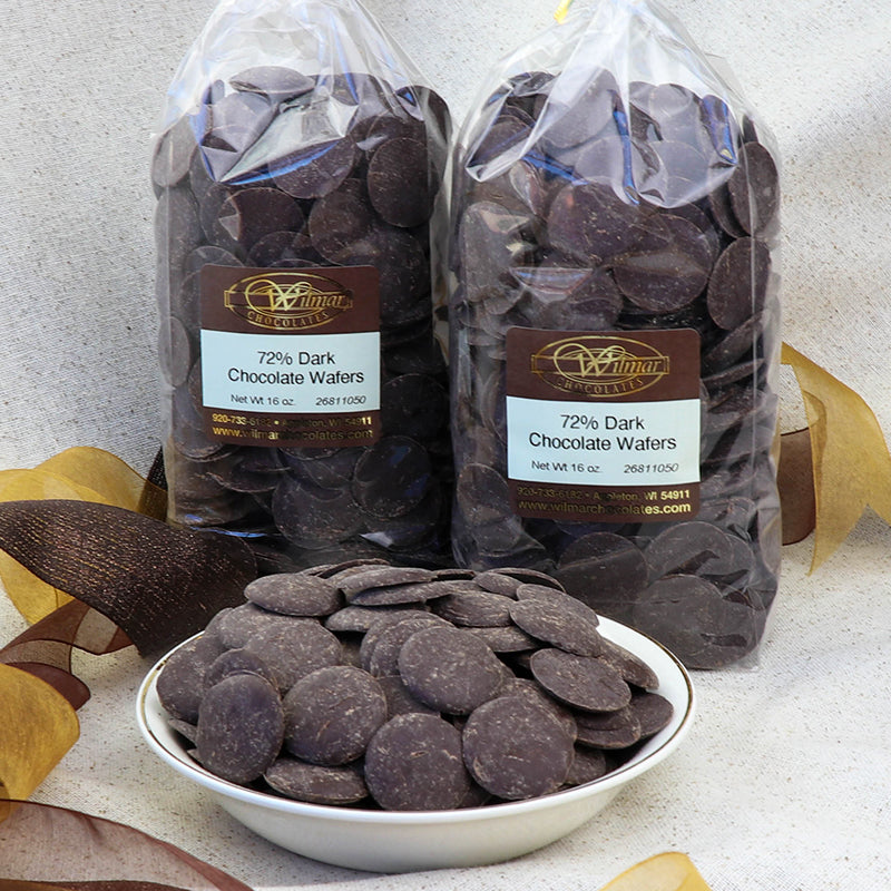 72% Dark Chocolate Wafers
