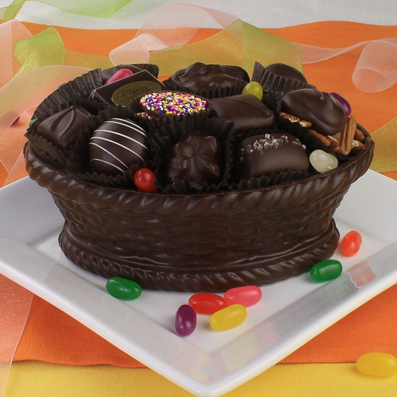 Chocolate Oval Basket