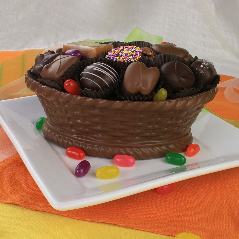 Chocolate Oval Basket