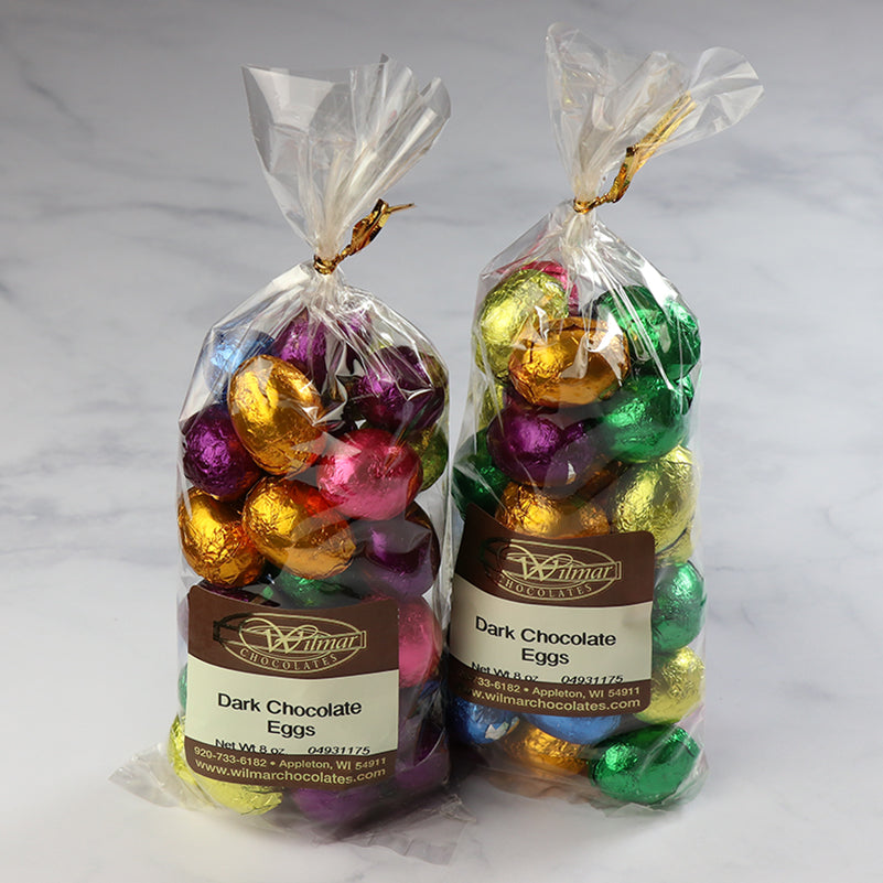 Dark Chocolate Solid Foiled Eggs
