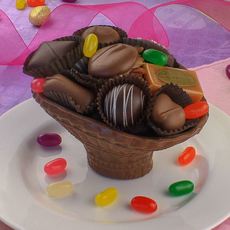 Chocolate Flower Basket