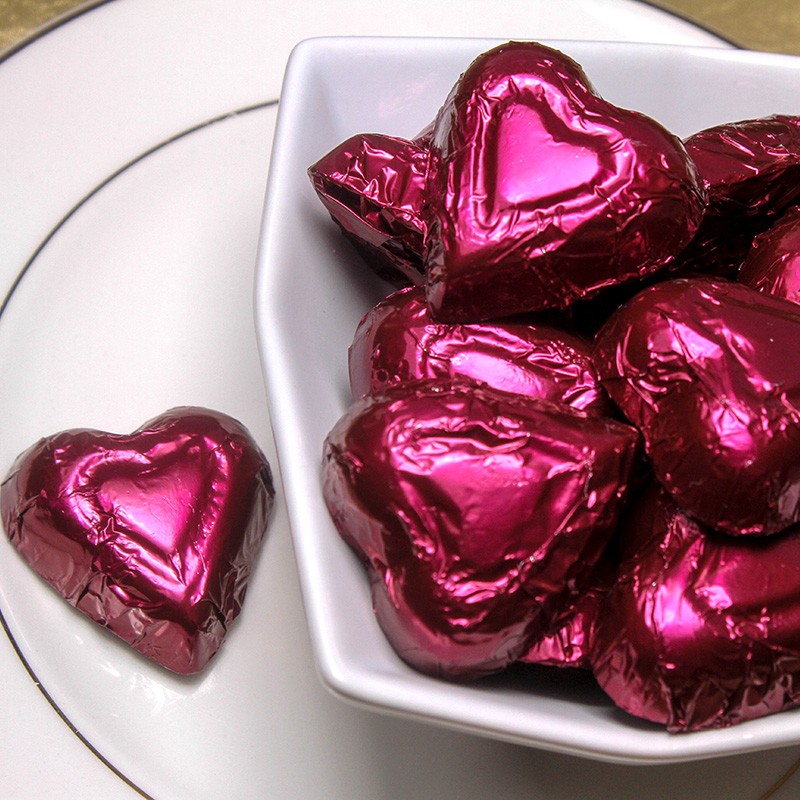Valentine Foil Dark Hearts