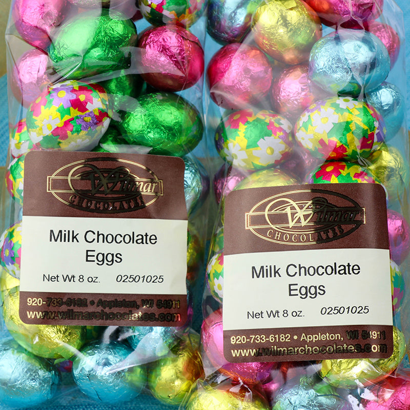 Milk Chocolate Solid Foiled Eggs