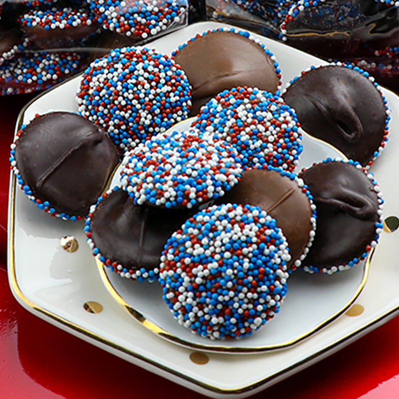 Red, White & Blue Non Pareils