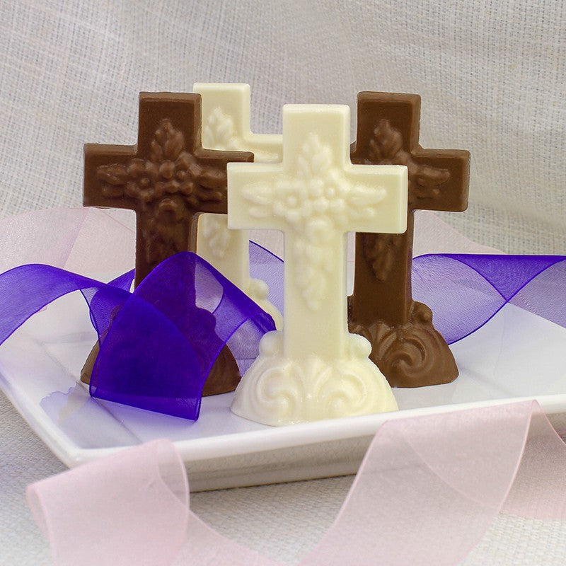 Four Basket Size Chocolate Crosses