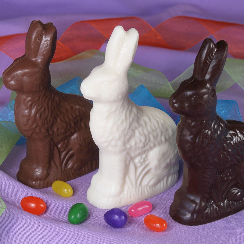 Elegant Rabbit Chocolates Bunny Trio – Wilmar Chocolates